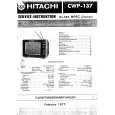 HITACHI CWP137 Manual de Servicio