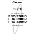 PIONEER PRO-720HD/KUXC/CA Manual de Usuario