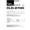 PIONEER CLD-2700 Manual de Servicio