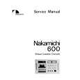 NAKAMICHI 600 Manual de Servicio
