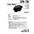 SONY SPK-TR1 Manual de Servicio