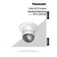 PANASONIC WVCS854B Manual de Usuario