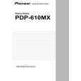 PIONEER PDP-610MX/KUC/CA Manual de Usuario
