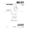 SONY MDR34TV Manual de Servicio