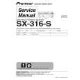 PIONEER SX316 Manual de Servicio
