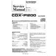 PIONEER CDXP1200 Manual de Servicio