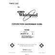 WHIRLPOOL MC8991XT0 Catálogo de piezas