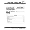 SHARP CDK1861V Manual de Servicio