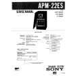 SONY APM-22ES Manual de Servicio