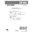 SONY CDPM45 Manual de Servicio