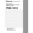 PIONEER PDK-1013 Manual de Usuario