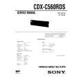 SONY CDXC560RDS Manual de Servicio