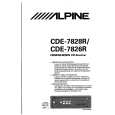 ALPINE CDE-7826R Manual de Usuario
