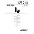 SONY SPPQ150 Manual de Usuario