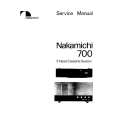 NAKAMICHI 700 Manual de Servicio