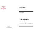 ZANUSSI ZHC960 Manual de Usuario
