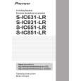 PIONEER S-IC831-LR/XTM/UC Manual de Usuario
