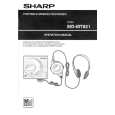 SHARP MDMT821 Manual de Usuario
