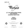 WHIRLPOOL SF310PERW3 Catálogo de piezas