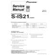 PIONEER S-IS21/XJI/NC Manual de Servicio