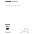 PIONEER PDP-428XD/WYVIXK5 Manual de Usuario
