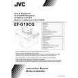 JVC EF-G10CG Manual de Usuario JVC EF-G10CG Manual de Usuario