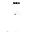 ZANUSSI ZUD9154 Manual de Usuario