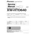 PIONEER XW-HTD640/KUCXJ Manual de Servicio