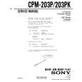 SONY CPM203PK Manual de Servicio