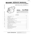 SHARP VL-PD3U Manual de Servicio