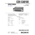 SONY CDXCA810X Manual de Servicio
