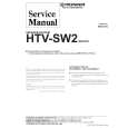 PIONEER HTV-SW2 Manual de Servicio
