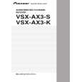 PIONEER VSXAX3S Manual de Usuario