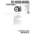 SONY ICFA6500/L Manual de Servicio