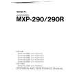SONY MXP-290R Manual de Servicio