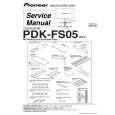 PIONEER PDK-FS05/WL5 Manual de Servicio