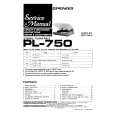 PIONEER PL-750 Manual de Servicio