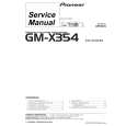 PIONEER GM-X354/XR/ES Manual de Servicio