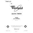 WHIRLPOOL EV110CXRW0 Catálogo de piezas
