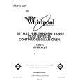 WHIRLPOOL SF330PSRW5 Catálogo de piezas