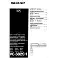 SHARP VC-682SH Manual de Usuario SHARP VC-682SH Manual de Usuario