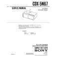 SONY CDX-5N67 Manual de Servicio