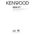 KENWOOD MDX-F1 Manual de Usuario KENWOOD MDX-F1 Manual de Usuario