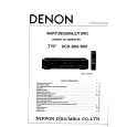 DENON DCD860 Manual de Servicio