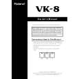 ROLAND VK-8 Manual de Usuario