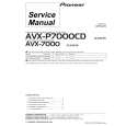 PIONEER AVXP7000CD I Manual de Servicio