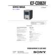 SONY ICFCD863V Manual de Servicio