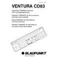 BLAUPUNKT VENTURA CD83 Manual de Usuario BLAUPUNKT VENTURA CD83 Manual de Usuario