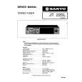 SANYO JT220L Manual de Servicio