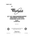 WHIRLPOOL SF3000EWW0 Catálogo de piezas